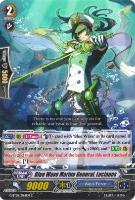 Blue Wave Marine General Lucianos (9094) [G-BT09] - Cardfight Vanguard Single