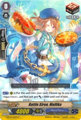Battle Siren Mallika (9102) [G-BT09] - Cardfight Vanguard Single