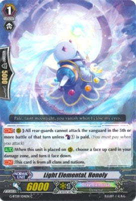 Light Elemental Honoly (9104) [G-BT09] - Cardfight Vanguard Single