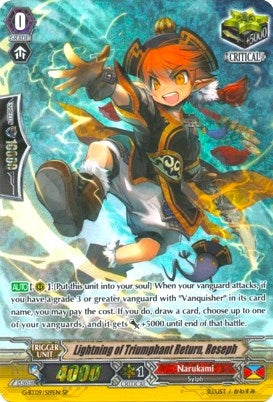 Lightning of Triumphant Return Reseph (SP) (919) [G-BT09] - Cardfight Vanguard Single
