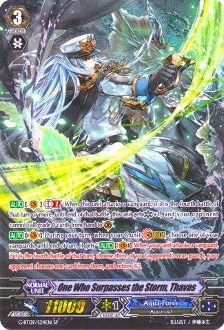 One Who Surpasses the Storm Thavas (SP) (924) [G-BT09] - Cardfight Vanguard Single