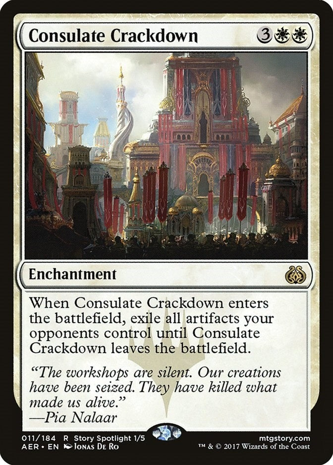 Consulate Crackdown (11) [AER] - MTG Single