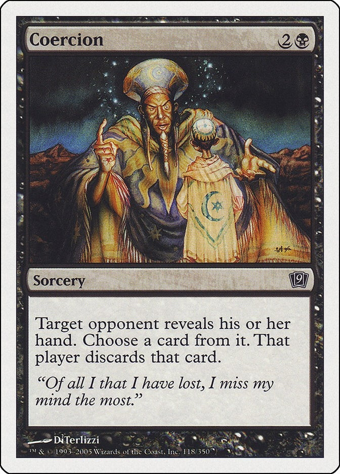 Coercion (118) [9ED] - MTG Single