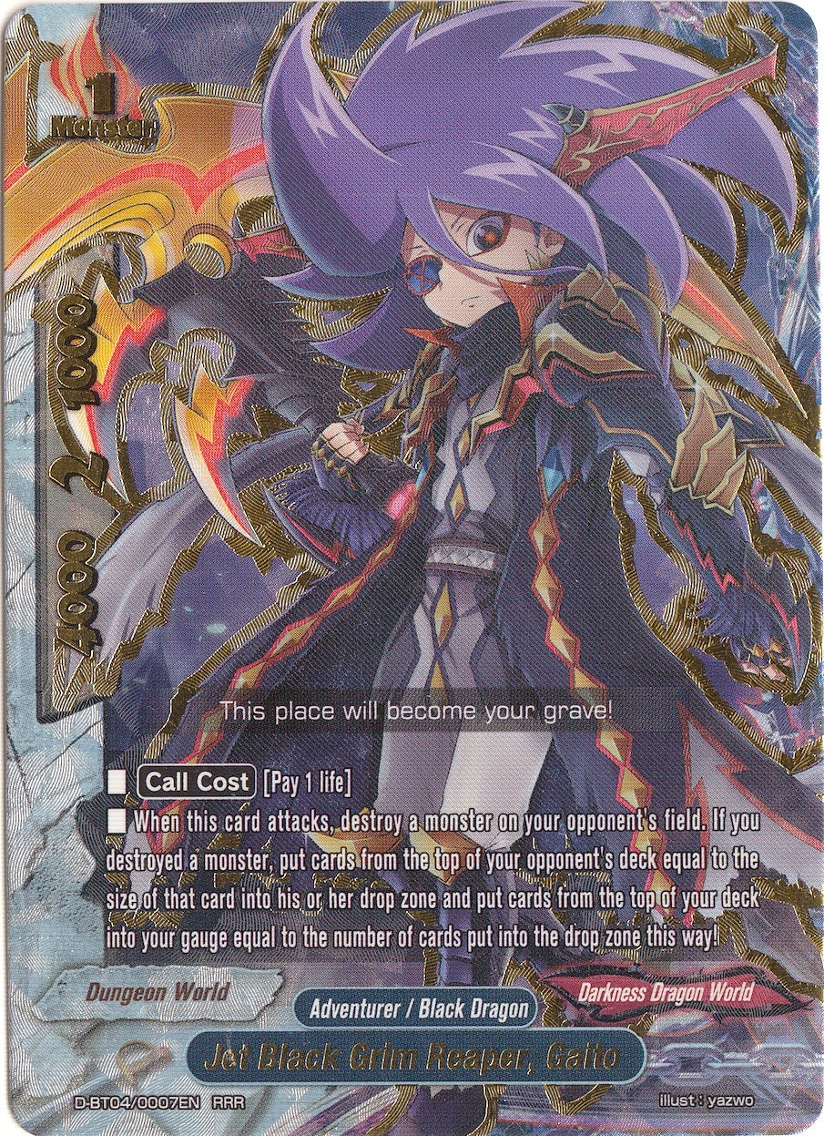 Jet Black Grim Reaper Gaito (40007) [D-BT04] - Future Card BuddyFight Single