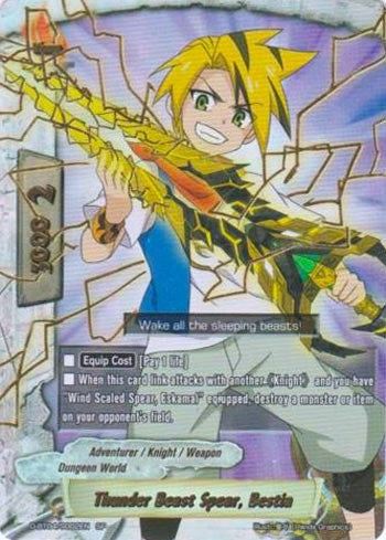 Thunder Beast Spear Bestia (SP) (4002) [D-BT04] - Future Card BuddyFight Single