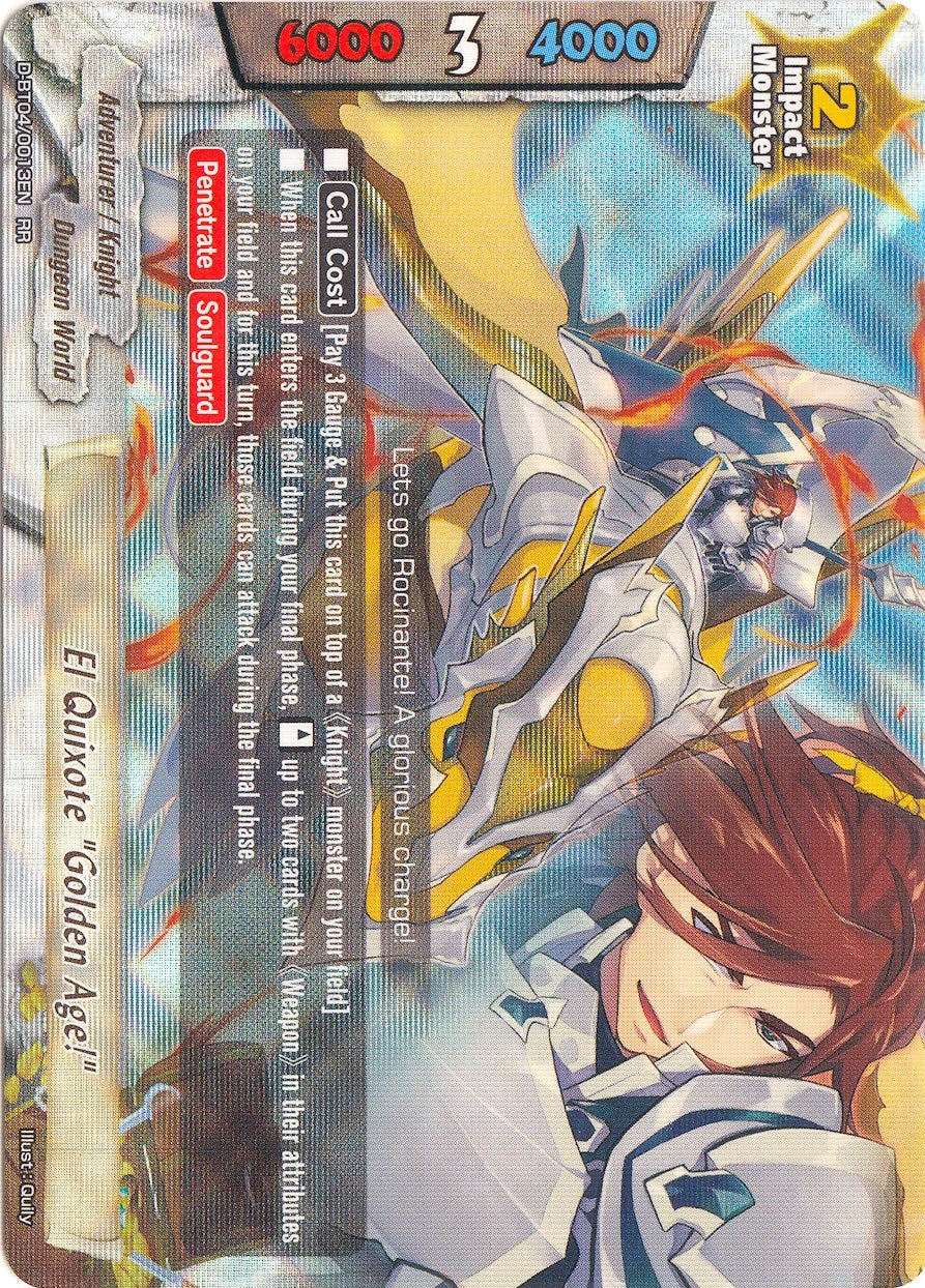 El Quixote ’Golden Age!’ (40013) [D-BT04] - Future Card BuddyFight Single