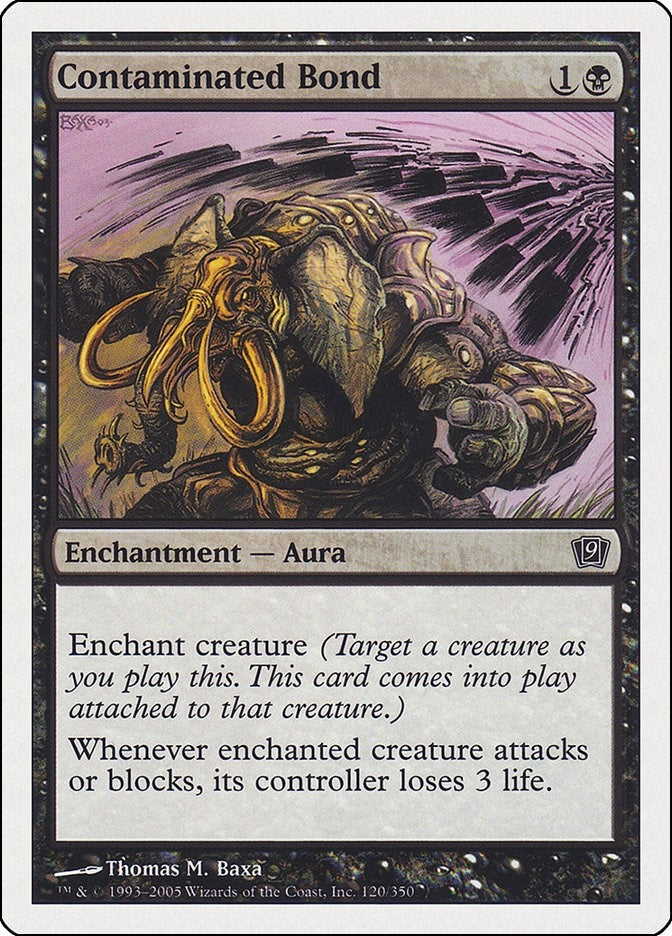 Contaminated Bond (120) [9ED] - MTG Single