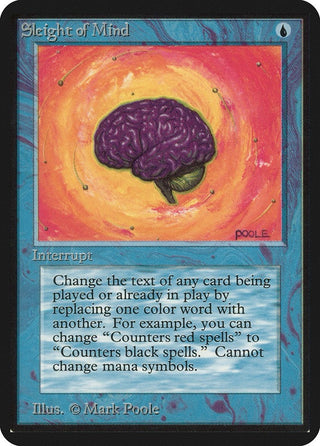 Sleight of Mind [LEA] - MTG Single