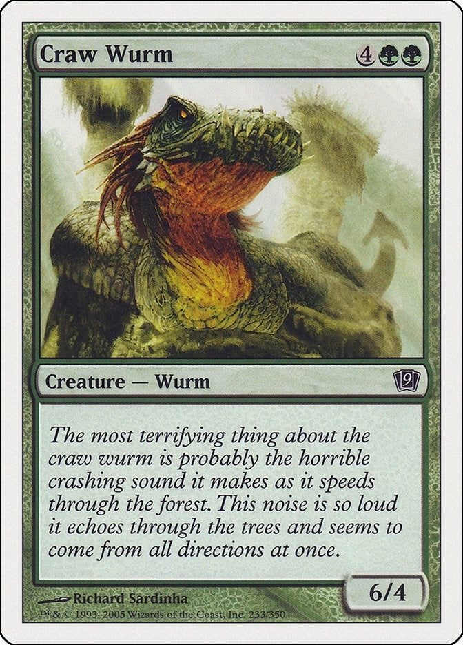 Craw Wurm (233) [9ED] - MTG Single