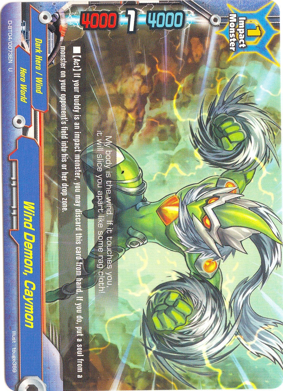 Wind Demon Caymon (40073) [D-BT04] - Future Card BuddyFight Single