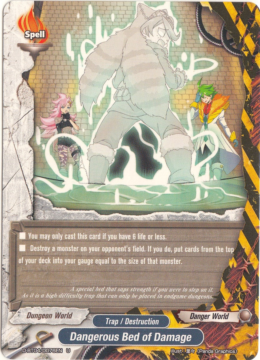 Dangerous Bed of Damage (40076) [D-BT04] - Future Card BuddyFight Single