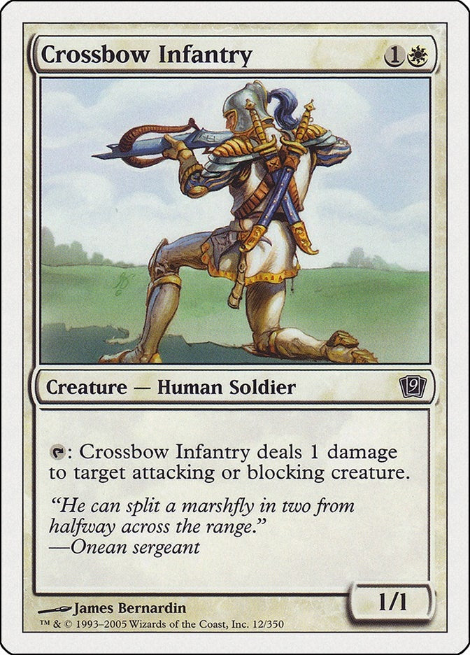 Crossbow Infantry (12) [9ED] - MTG Single