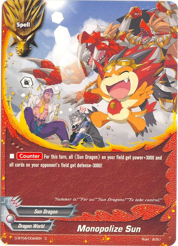 Monopolize Sun (40084) [D-BT04] - Future Card BuddyFight Single
