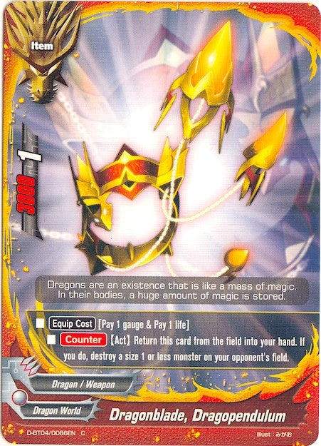 Dragonblade Dragopendulum (40086) [D-BT04] - Future Card BuddyFight Single