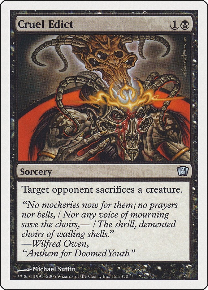 Cruel Edict (121) [9ED] - MTG Single