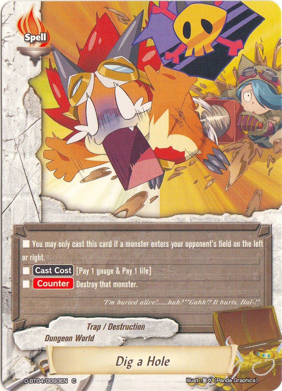 Dig a Hole (40093) [D-BT04] - Future Card BuddyFight Single