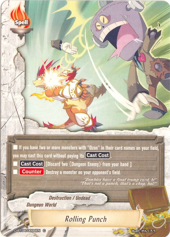 Rolling Punch (40094) [D-BT04] - Future Card BuddyFight Single