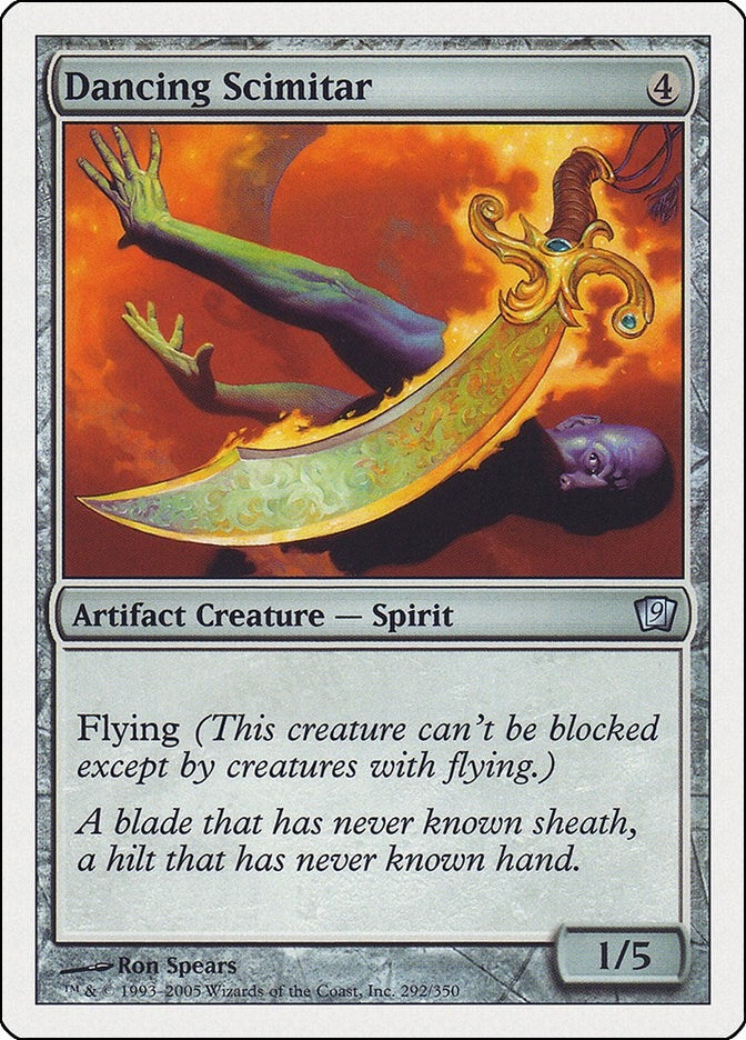 Dancing Scimitar (292) [9ED] - MTG Single