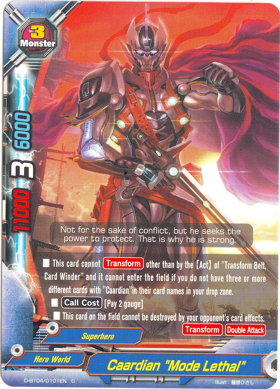 Caardian ’Mode Lethal’ (40101) [D-BT04] - Future Card BuddyFight Single