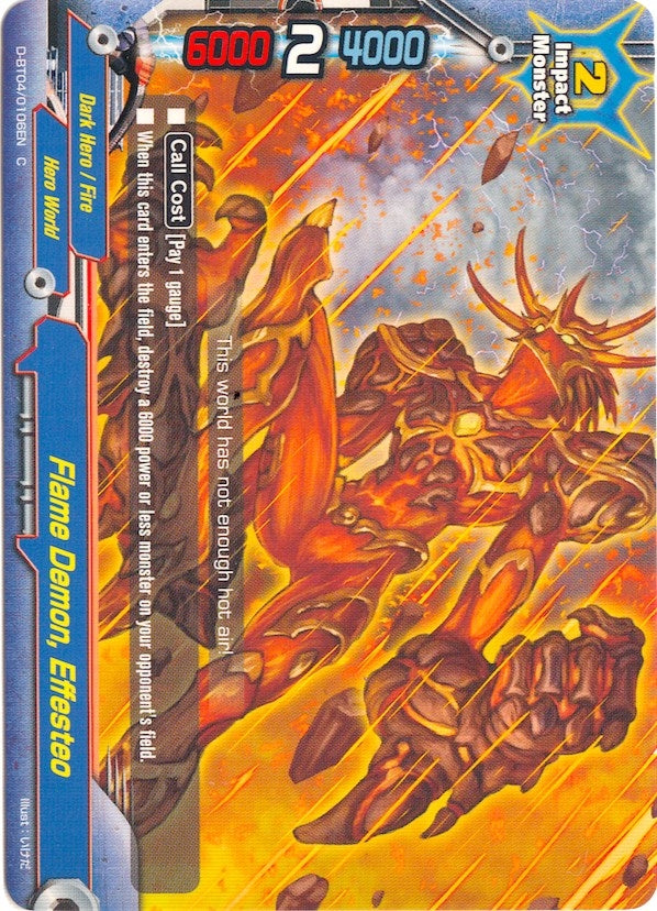 Flame Demon Effesteo (40106) [D-BT04] - Future Card BuddyFight Single
