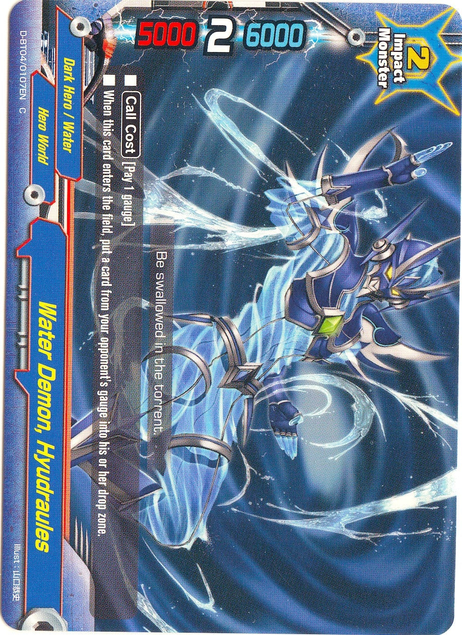 Water Demon Hyudraules (40107) [D-BT04] - Future Card BuddyFight Single