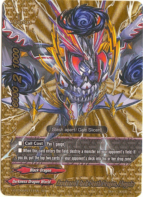 Awakened Black Death Dragon Abygale (BR) (40111) [D-BT04] - Future Card BuddyFight Single