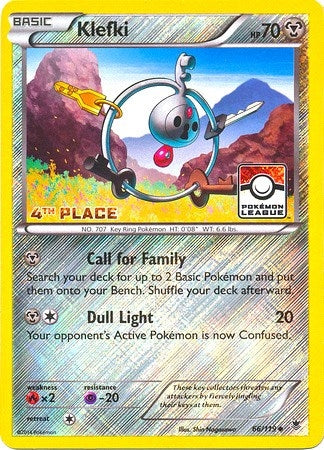 Image for Klefki - 66/119 (League Promo) [4th Place] (066/119) (League & Championship Cards) - Pokemon
