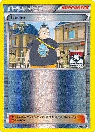 Image for Tierno - 39/39 (Pokemon League) (039/039) (League & Championship Cards) - Pokemon