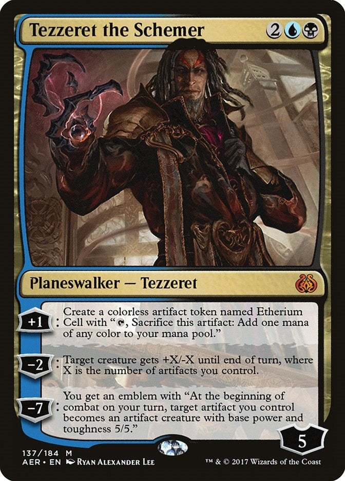 Tezzeret the Schemer (137) [AER] - MTG Single