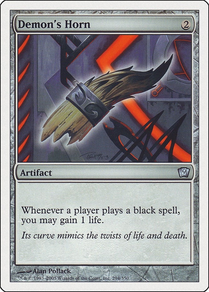 Demon’s Horn (294) [9ED] - MTG Single
