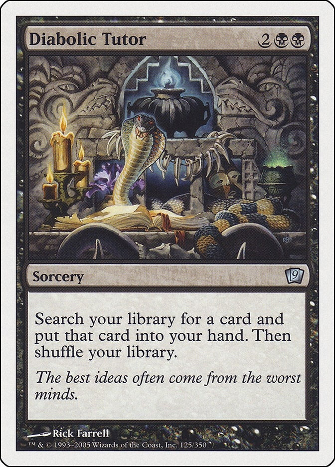 Diabolic Tutor (125) [9ED] - MTG Single