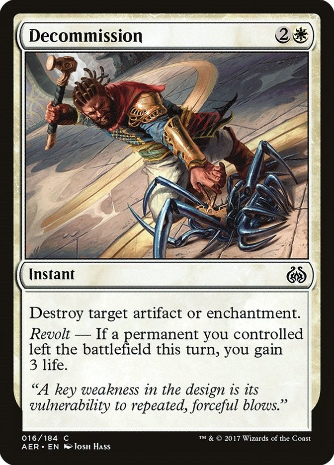 Decommission (16) [AER] - MTG Single
