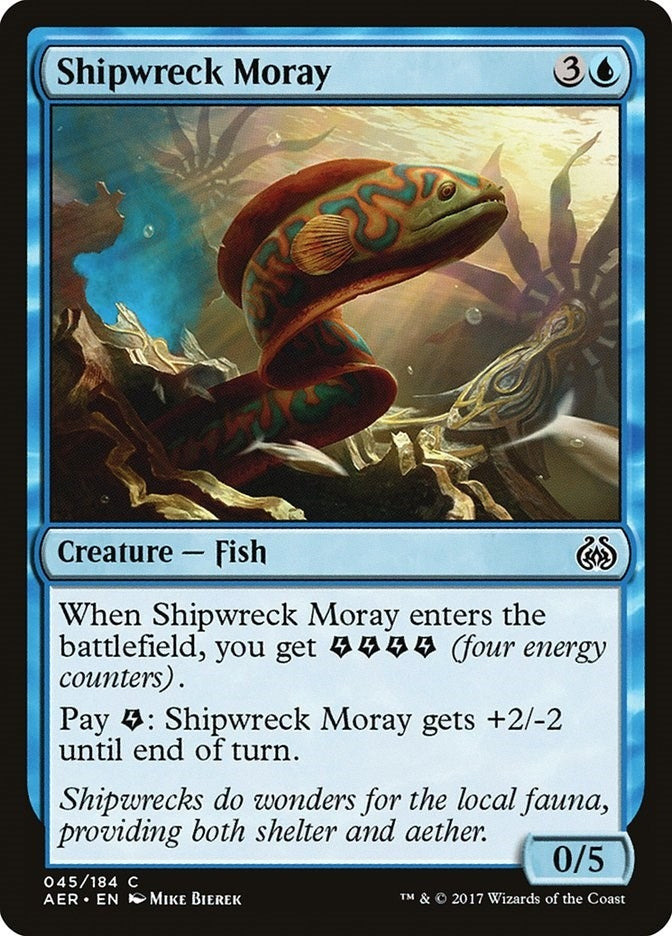 Shipwreck Moray (45) [AER] - MTG Single