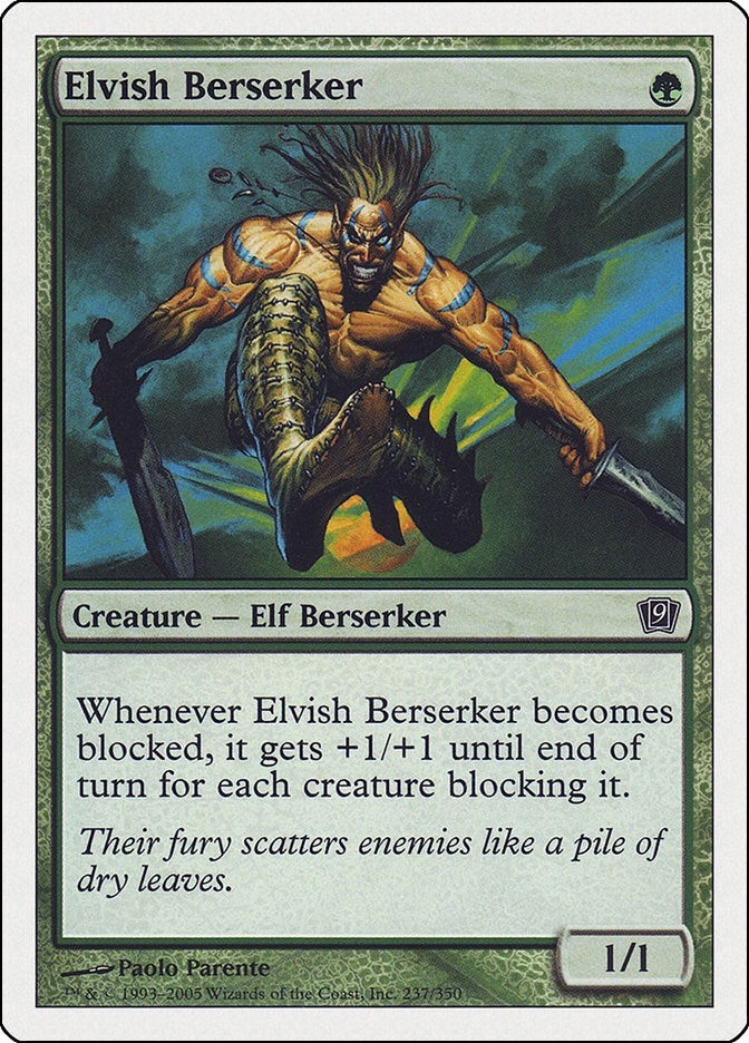 Elvish Berserker (237) [9ED] - MTG Single