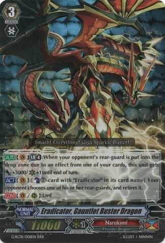 Eradicator Gauntlet Buster Dragon (1006) [G-RC01] - Cardfight Vanguard Single