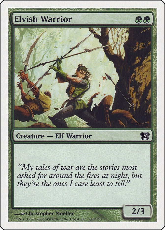 Elvish Warrior (240) [9ED] - MTG Single