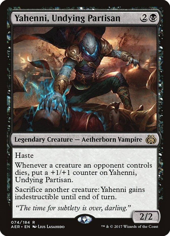Yahenni Undying Partisan (74) [AER] - MTG Single