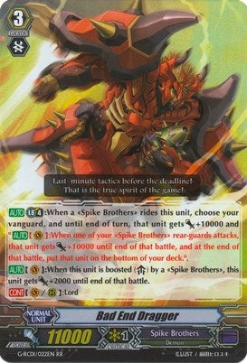 Bad End Dragger (1022) [G-RC01] - Cardfight Vanguard Single