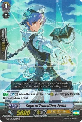 Sage of Transition Lyron (1029) [G-RC01] - Cardfight Vanguard Single