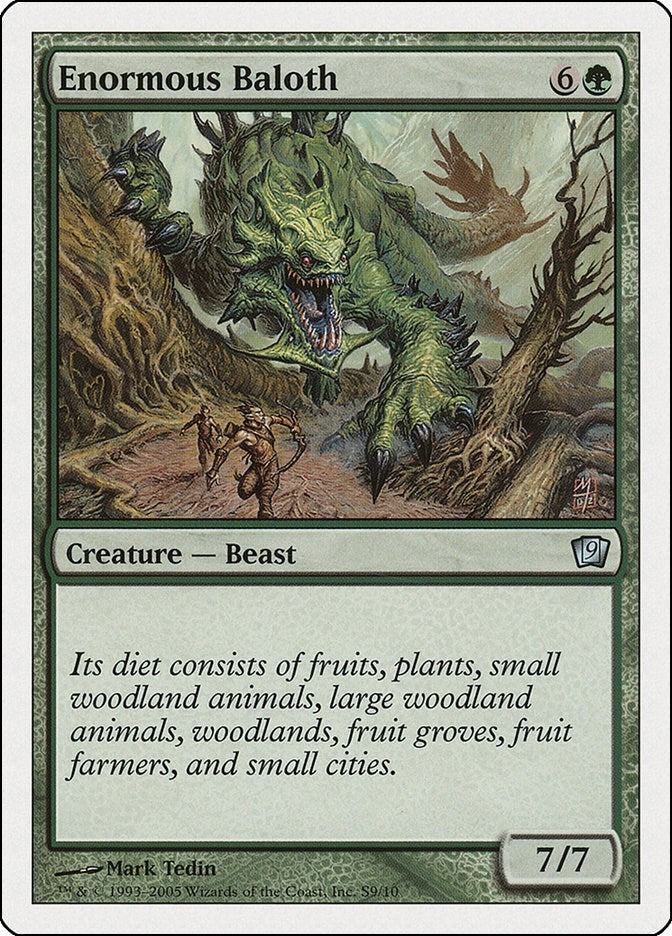 Enormous Baloth (9) [9ED] - MTG Single