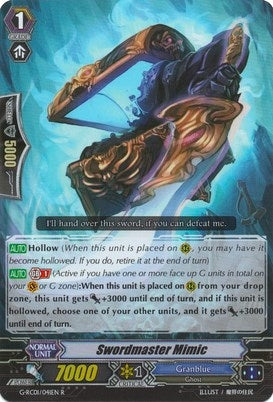 Swordmaster Mimic (1041) [G-RC01] - Cardfight Vanguard Single