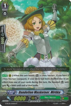 Dandelion Musketeer Mirkka (1050) [G-RC01] - Cardfight Vanguard Single