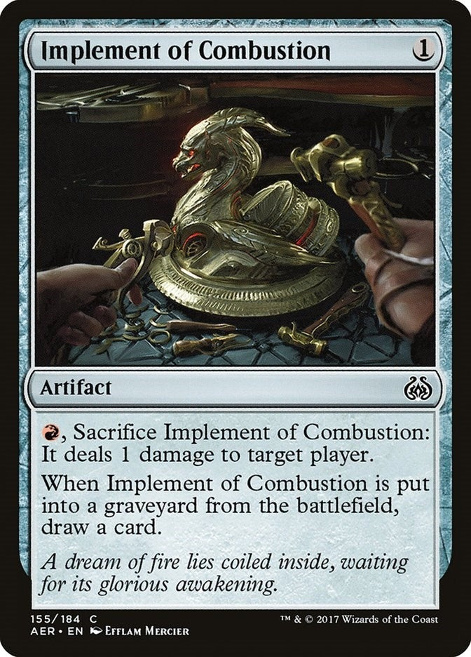 Implement of Combustion (155) [AER] - MTG Single