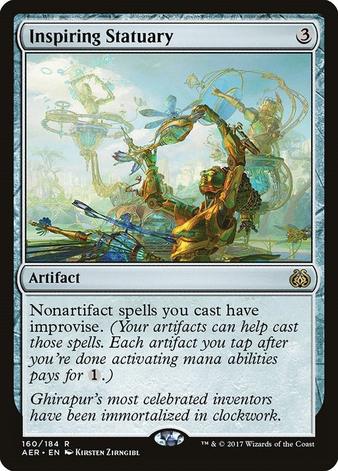 Inspiring Statuary (160) [AER] - MTG Single