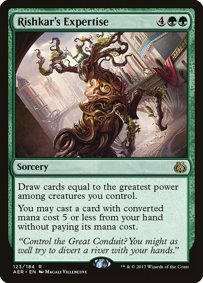 Rishkar’s Expertise (123) [AER] - MTG Single