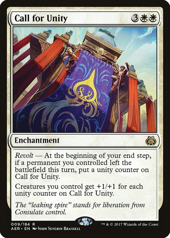 Call for Unity (9) [AER] - MTG Single