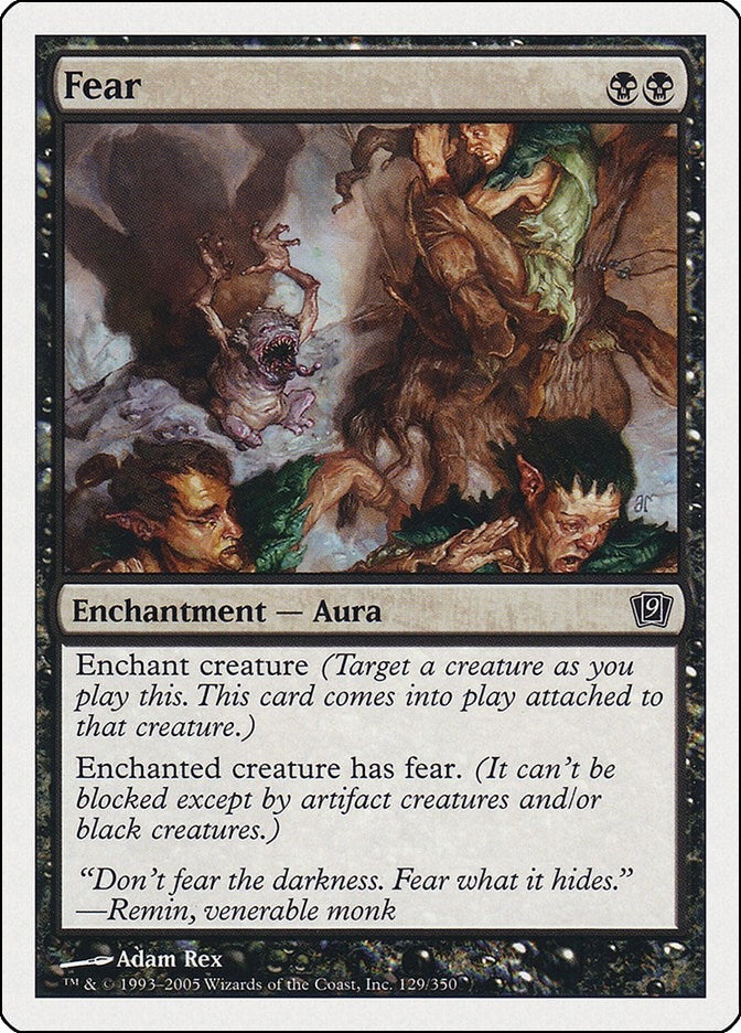 Fear (129) [9ED] - MTG Single