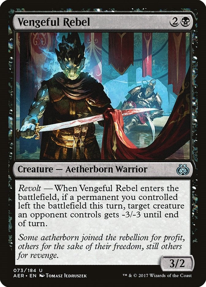 Vengeful Rebel (73) [AER] - MTG Single