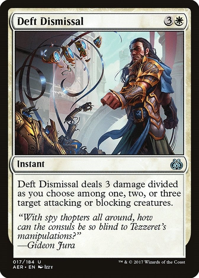 Deft Dismissal (17) [AER] - MTG Single
