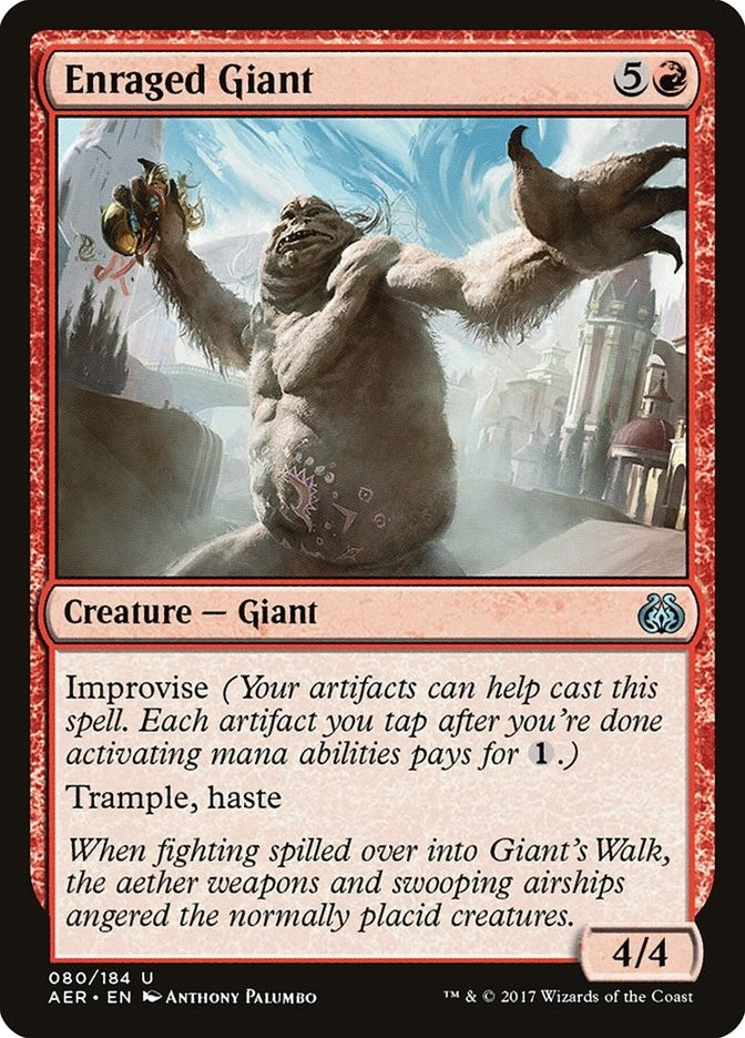 Enraged Giant (80) [AER] - MTG Single